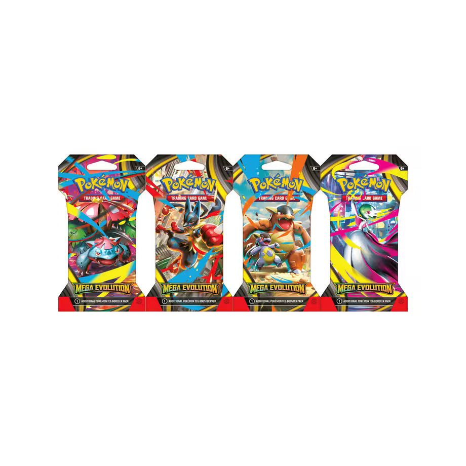 Pokémon Mega Evolution Sleeved Booster Pack, EN – Dimat Cards